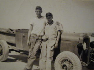 Young Tommy Sparks with Roaster Pickup