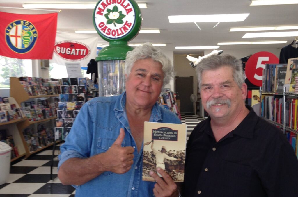 Tony Baker with Jay Leno